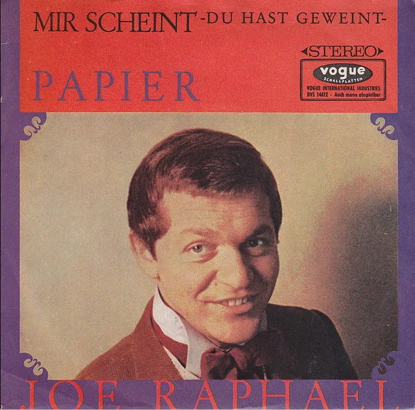 Mir Scheint, Du Hast Geweint / Papier