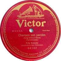Chanson Sans Paroles (Song Without Words)