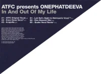 In And Out Of My Life