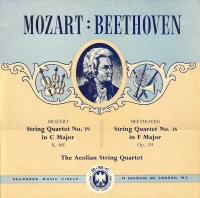 String Quartet No. 19 In C Major, K. 465 / String Quartet No. 16 In F Major, Op. 135