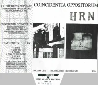 Coincidentia Oppositorium