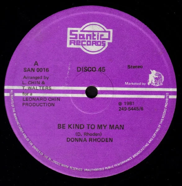Be Kind To My Man / Rock Easy