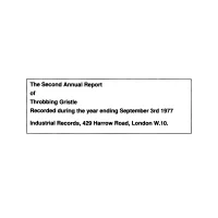 The Second Annual Report