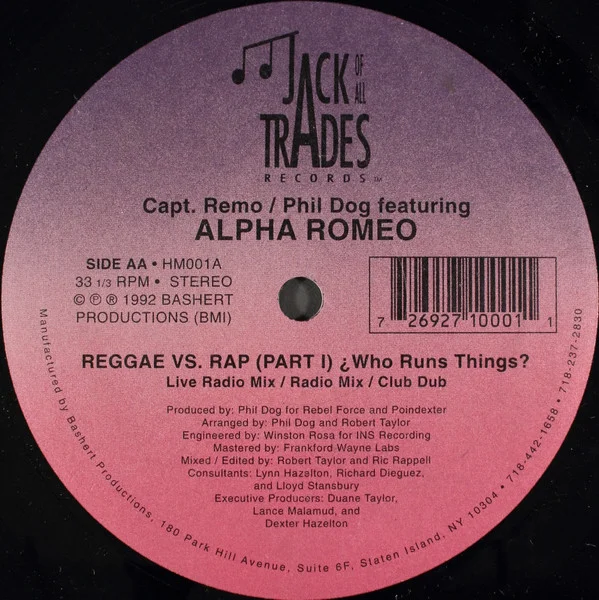 Reggae Vs. Rap / Yellow Is The Color