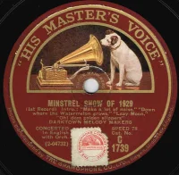 Minstrel Show Of 1929