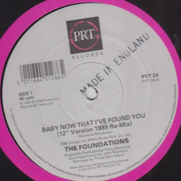 Baby Now That I've Found You 1989 Remix