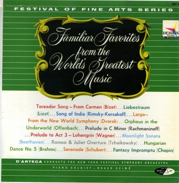 Familiar Favorites From The World's Greatest Music