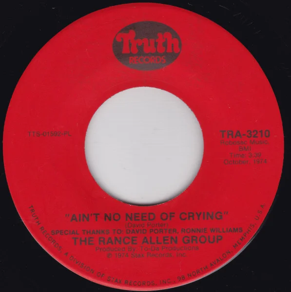 Ain't No Need Of Crying / If I Could Make The World Better