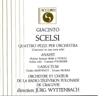 Quattro Pezzi Per Orchestra - Anahit - Uaxuctum