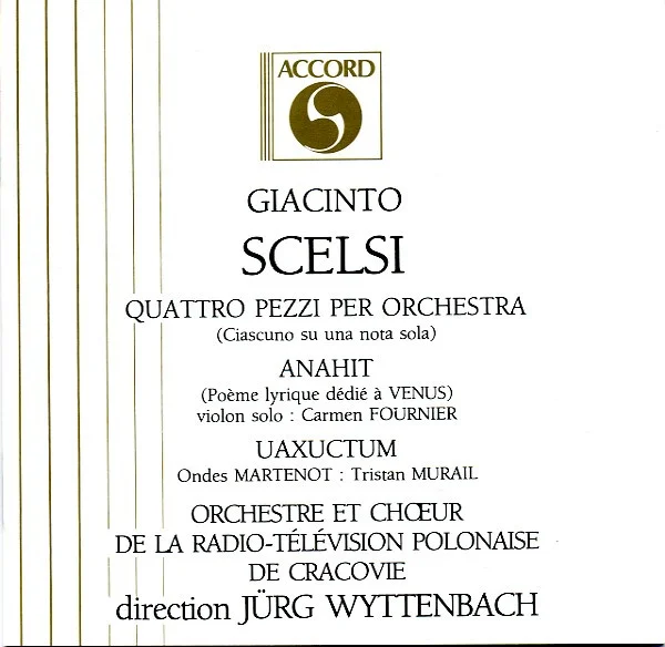 Quattro Pezzi Per Orchestra - Anahit - Uaxuctum
