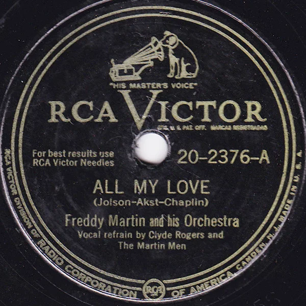 All My Love / When The White Roses Bloom In Red River Valley