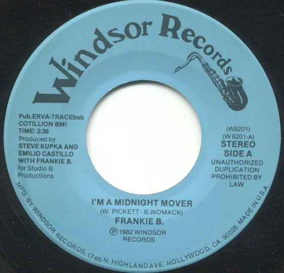 I'm A Midnight Mover / I Got To Be Frank