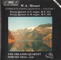 String Quintet In C Major, K.V. 515 / String Quintet In D Major, K.V. 593