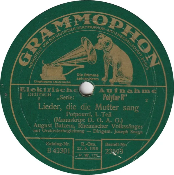Lieder, Die Die Mutter Sang