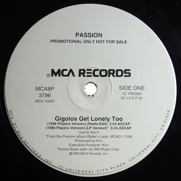 Gigolos Get Lonely Too (1996 Players Version)