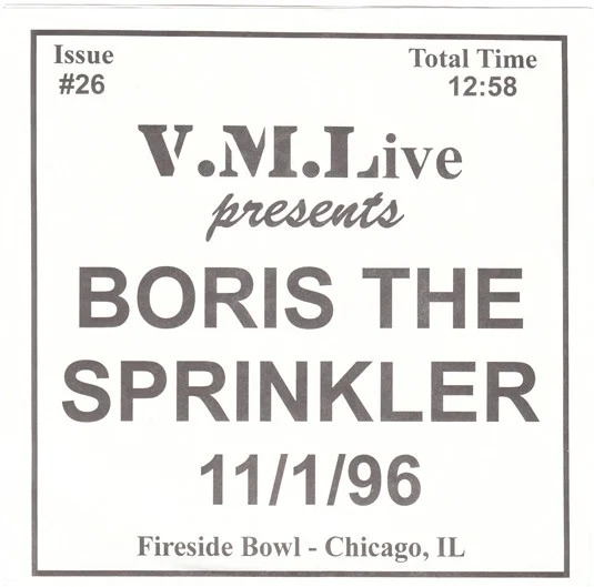11/1/96 (Fireside Bowl - Chicago, IL)
