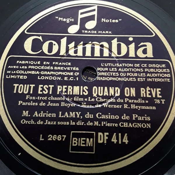 Tout Est Permis Quand On Rêve / Avoir Un Bon Copain