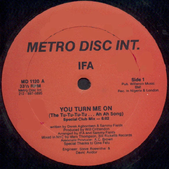 You Turn Me On (The Tu-Tu-Tu-Tu... Ah Ah Song)