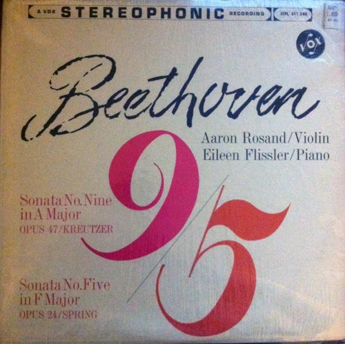 Beethoven, Sonatas For Violin And Piano, Sonata No. 9 In A Major, Op. 47 (Kreutzer); Sonata No. 5 In F Major, Op. 24 (Spring)