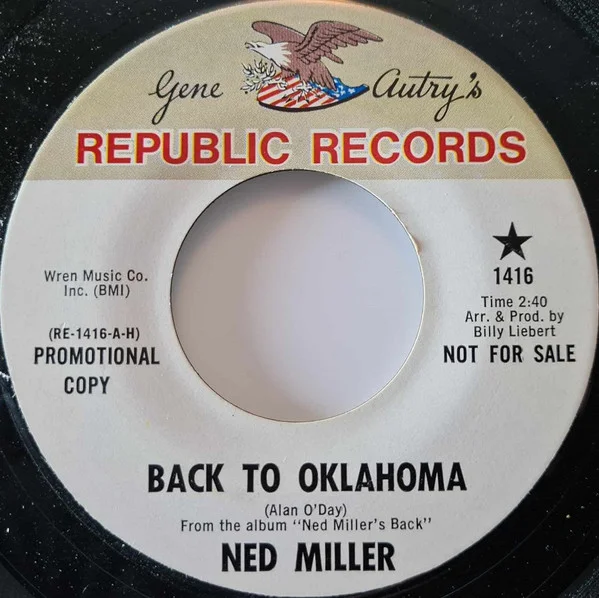 Back To Oklahoma / I Hang My Head And Cry