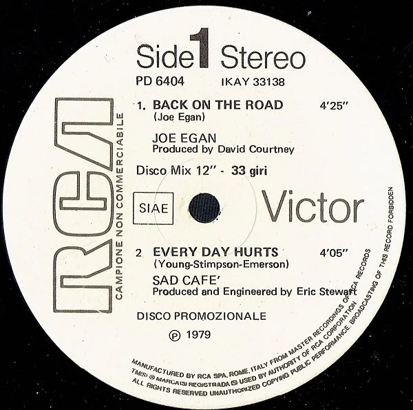 Back On The Road / Every Day Hurts / Portable Radio / It's Only Make Believe