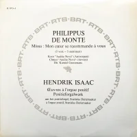 Missa : Mon Cœur Se Recommande À Vous / Oeuvre À L'Orgue Positif / Positiefeforgelwerk