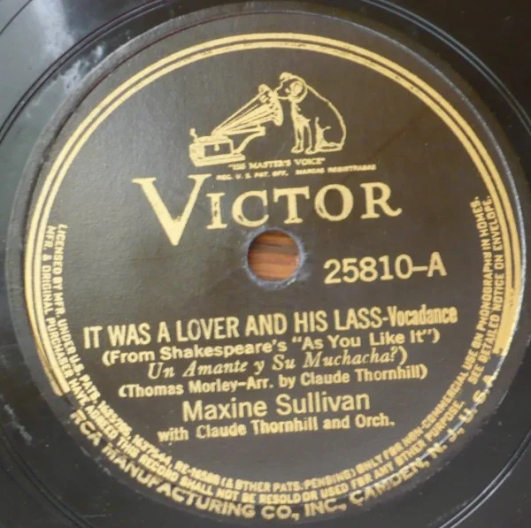 It Was A Lover And His Lass / Dark Eyes