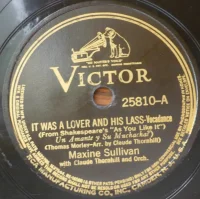 It Was A Lover And His Lass / Dark Eyes