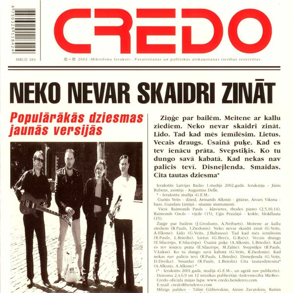 Neko Nevar Skaidri Zināt. Populārākās Dziesmas Jaunās Versijās