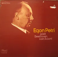Egon Petri Spielt Beethoven, Liszt, Busoni