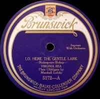 Lo, Here The Gentle Lark / Lass With The Delicate Air