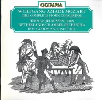 The Complete Horn Concertos