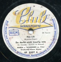 Hei Lili / Du Darfst Nicht Traurig Sein / Sei Lieb Zu Mir / Stop, Seh'n Sie Nicht Das Rote Licht?