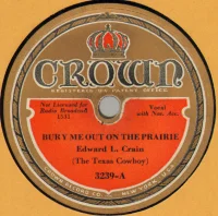 Bury Me Out On The Prairie / Little Joe The Wrangler