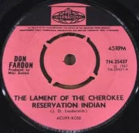 The Lament Of The Cherokee Reservation Indian