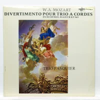 W.A. Mozart Divertimento Pour Trio A Corders En Mi Bemol Majeur KV 563