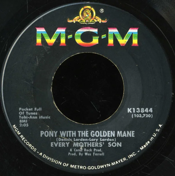 Pony With The Golden Mane