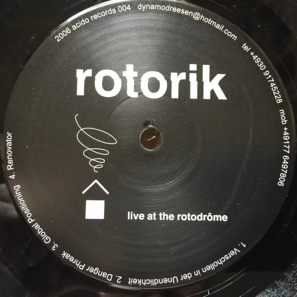 Live At The Rotodrôme