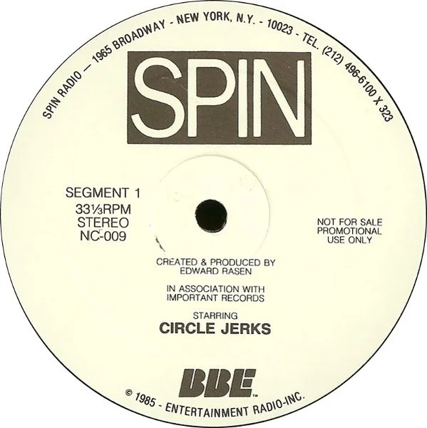 Spin Radio Concert With The Circle Jerks