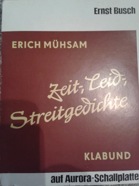 Zeit-, Leid-, Streitgedichte