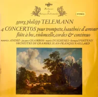 4 Concertos Pour Trompette, Hautbois D'amour, Flûte À Bec, Violoncelle, Cordes & Continuo