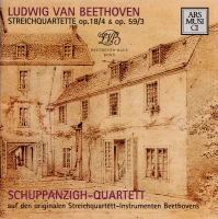 Streichquartette Op. 18/4 & Op. 59/3 (Schuppanzigh-Quartett Auf Den Originalen Streichquartett-Instrumenten Beethovens)
