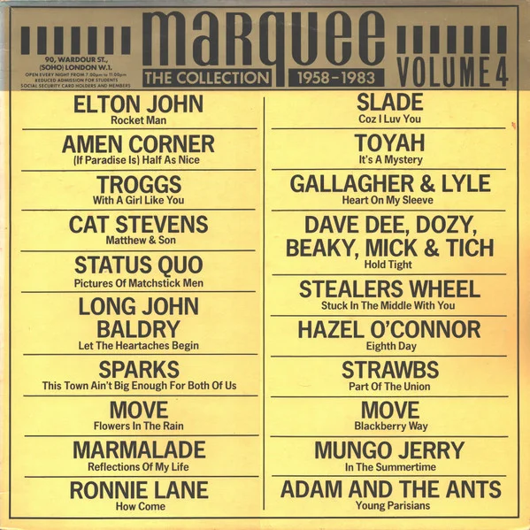 The Marquee Collection Volume 4