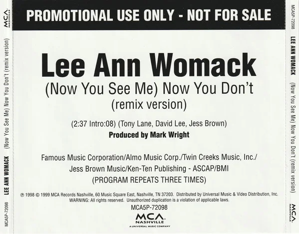(Now You See Me) Now You Don't