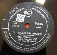 De Troubadour /  Lieve Gondolier