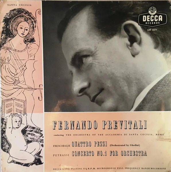 Quattro Pezzi (Orchestrated By Ghedini) / Concerto No.1 For Orchestra
