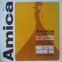 Amica Presenta Le 24 Canzoni Del XV Festival Eseguite Durante La Manifestazione Moda Festival Sanremo 1965