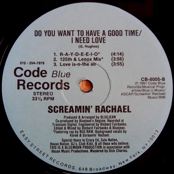 Do You Want To Have A Good Time / I Need Love