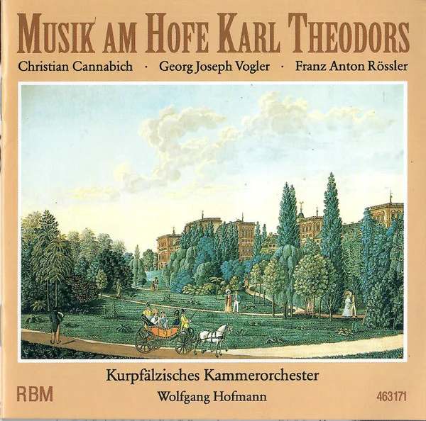 Musik Am Hofe Karl Theodors