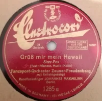 Grüß Mir Mein Hawaii / Zwei Rote Lippen Und Ein Roter Tarragona